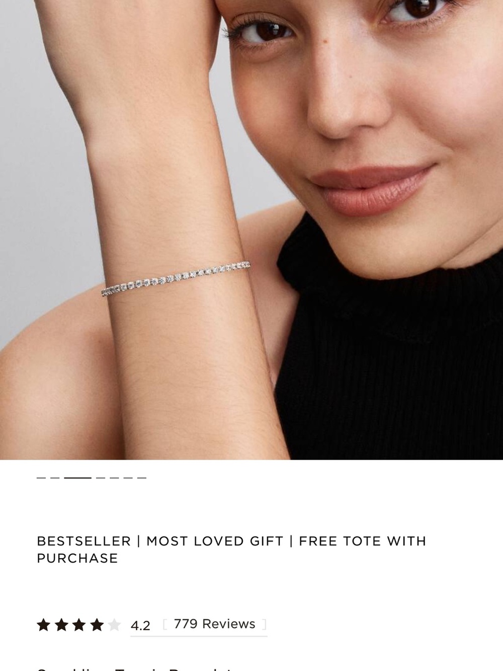 Classic Silver Tennis Bracelet - Elegant Clear Stones